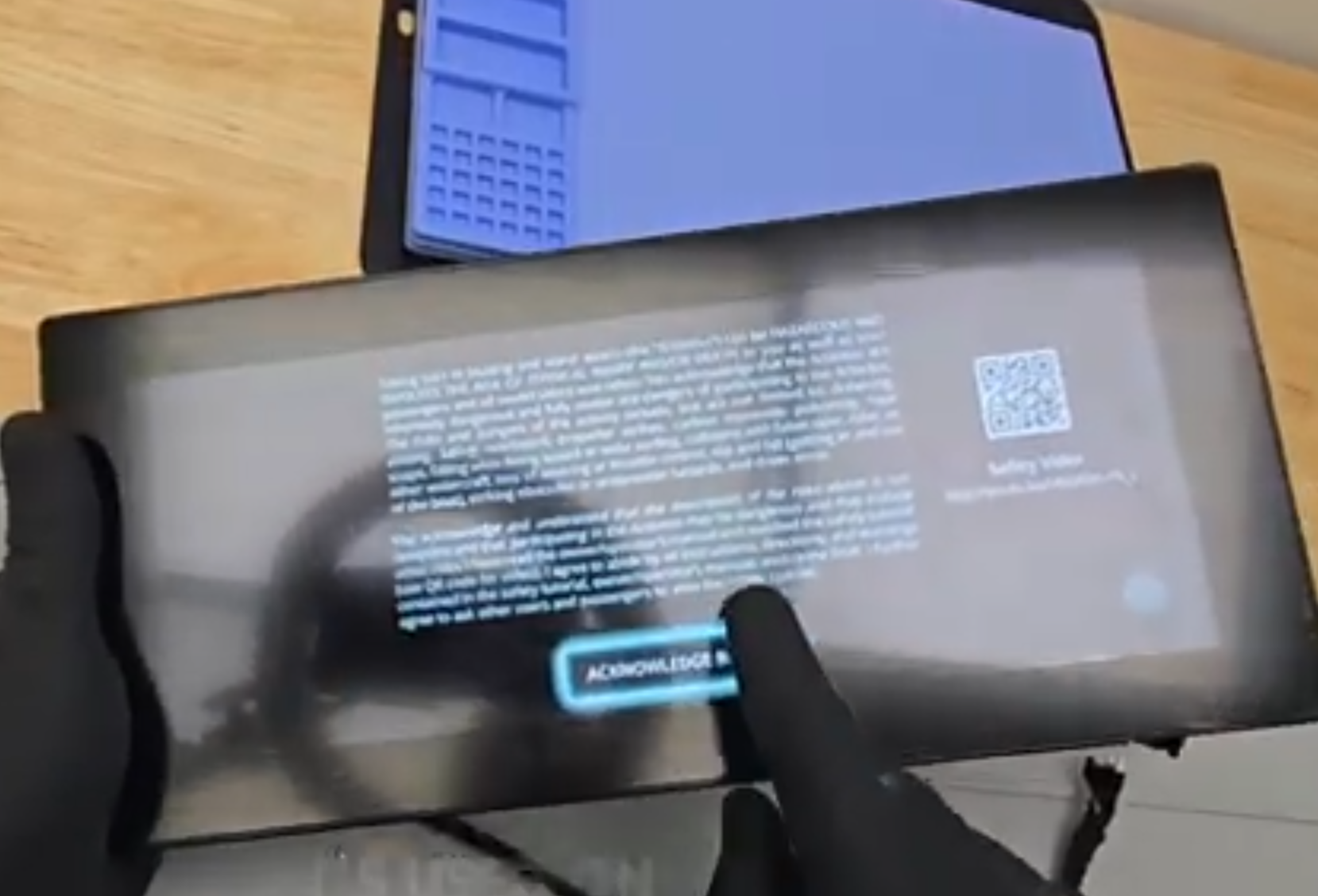 12b linc panoray stuck on acknowledge all