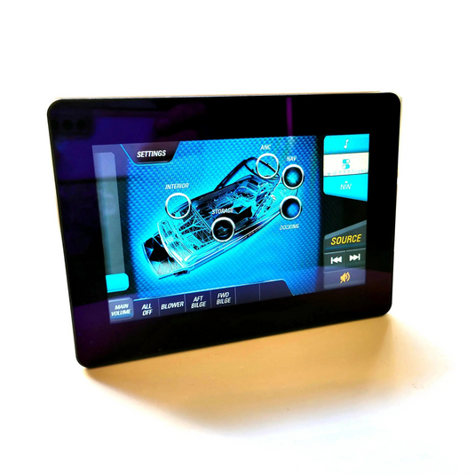 Medallion viper 2 7 inch lvds refurbished delaminated touch display screen 3962058.1 3737082 15.00336 15.00350 C1971