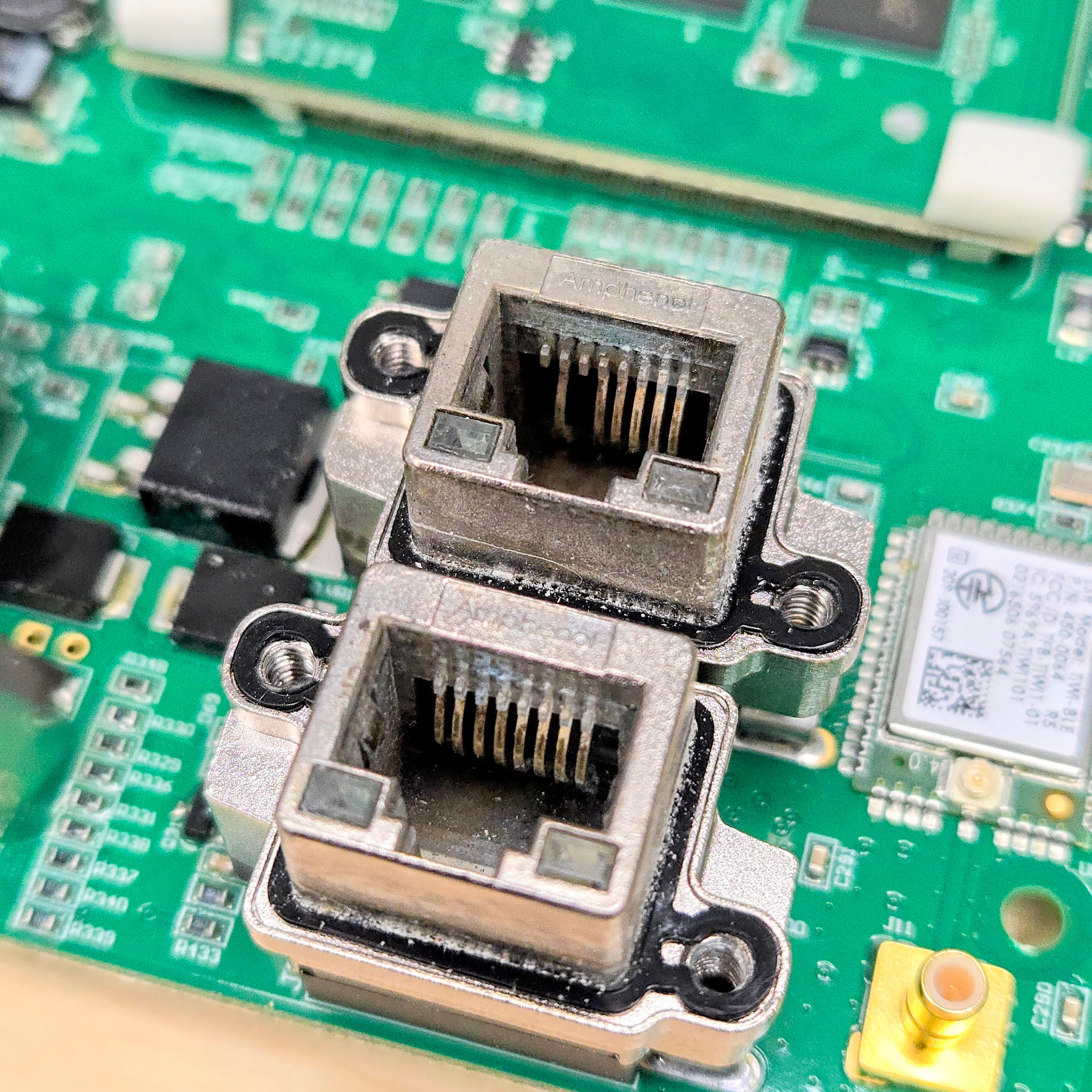 medallion viper 2 ethernet rj45 connector corrosion