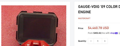 mastercraft vdig color screen display lcd replacement kit 50080501 5008050