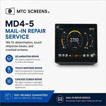 Parker IQAN-MD4-5 5" Touchscreen Repair Service | IQAN-MD4-5