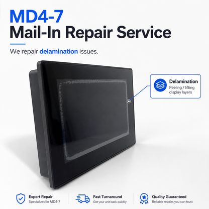 Parker IQAN-MD4-7 7" Touchscreen Repair Service | IQAN-MD4-7