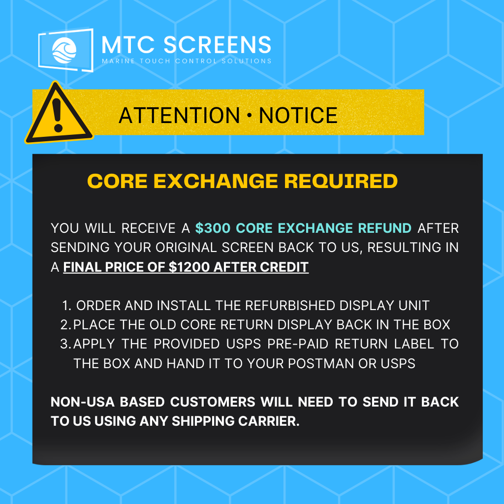 Medallion viper 2 7 inch lvds refurbished delaminated touch display screen 3962058.1 3737082 15.00336 15.00350 C1971