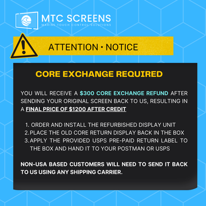 Medallion viper 2 7 inch lvds refurbished delaminated touch display screen 3962058.1 3737082 15.00336 15.00350 C1971