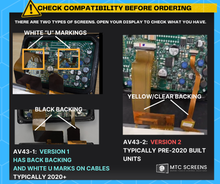 Yamaha Connext 4.3 inch Touch Screen LCD Mail In Replacement Repair Service