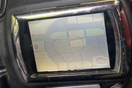 Marine touchscreen with dim or dark backlight unreadable in direct sun