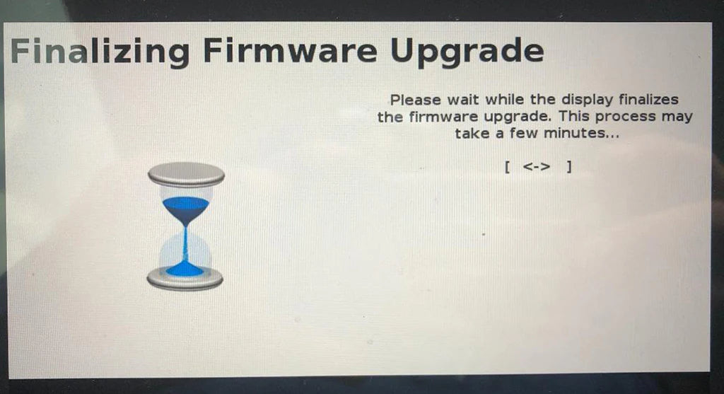 trimble cfx750 750 CFX FM FM1000 finalizing firmware upgrade touch screen digitizer
