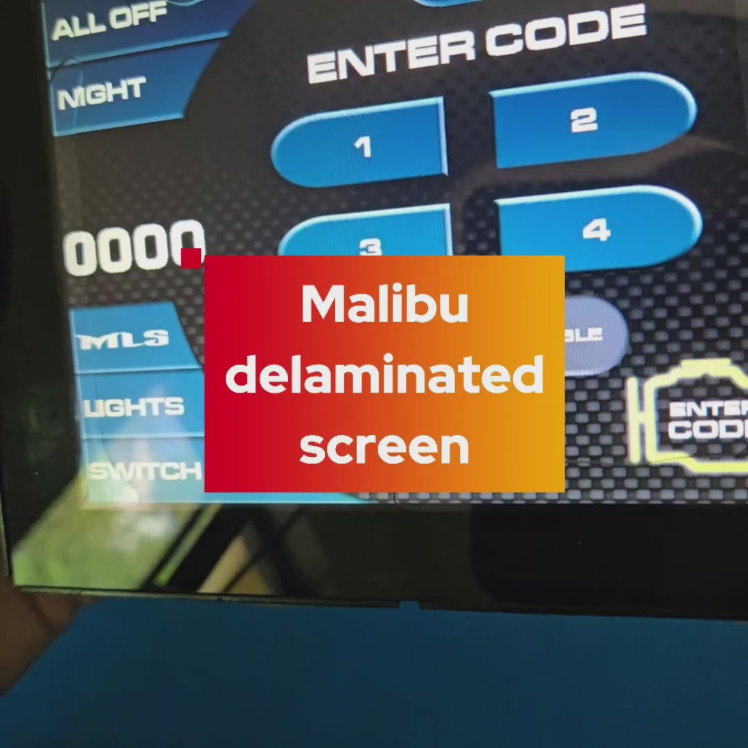malibu delaminated touch screen fix medallion 