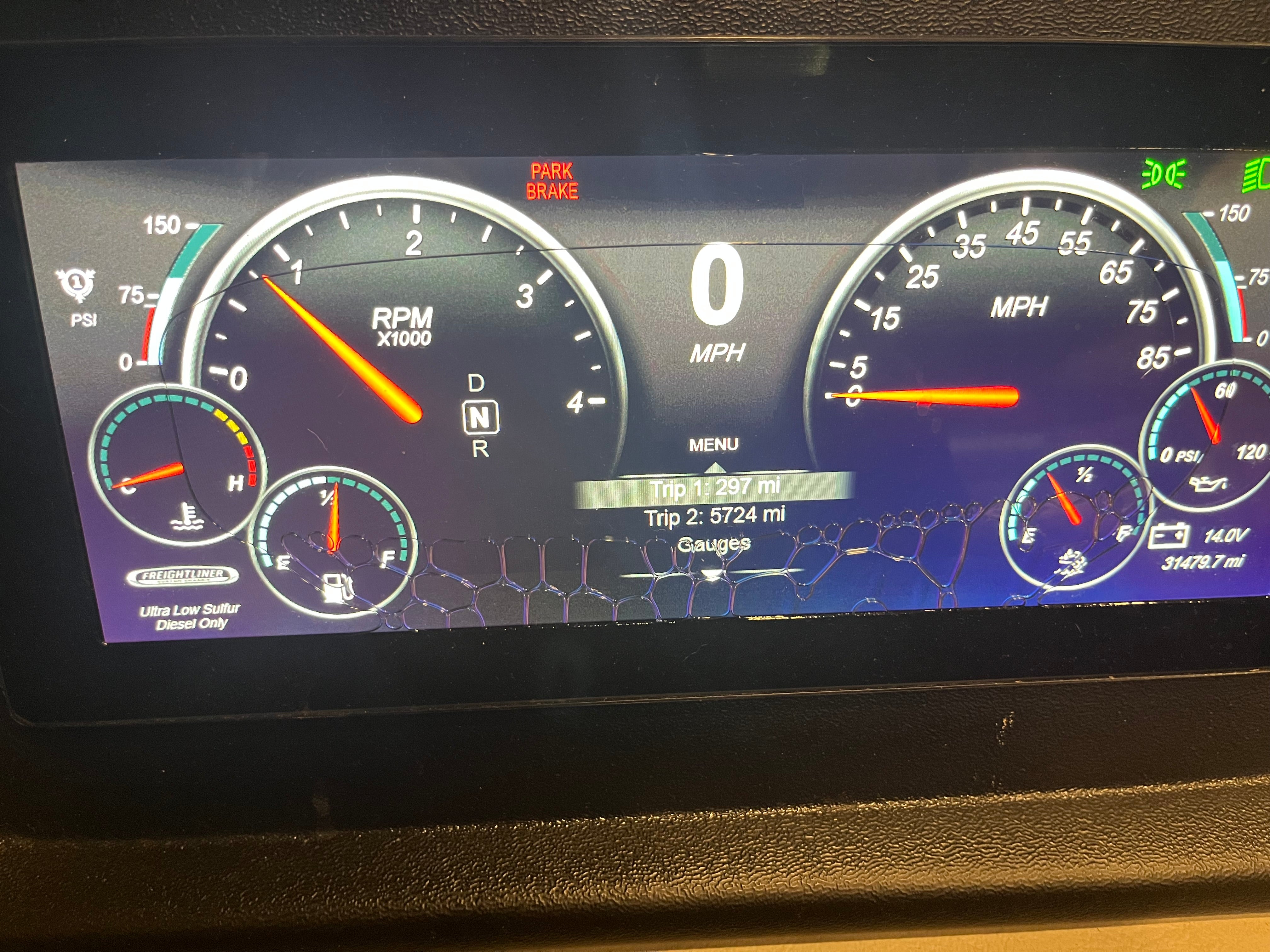 Freightliner Optiview Medallion 12 inch Replacement Display Dash Screen